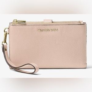 Michael Kors Adele Leather Smartphone Wallet (pink)
